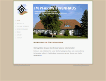 Tablet Screenshot of pfarrwitwenhaus.de